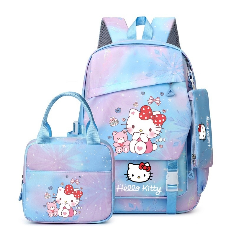 Sanrio uus algkooliõpilase koolikott, kerge ja koormust vähendav suure mahutavusega seljakott, õueseljakott esimesest kuuenda klassini