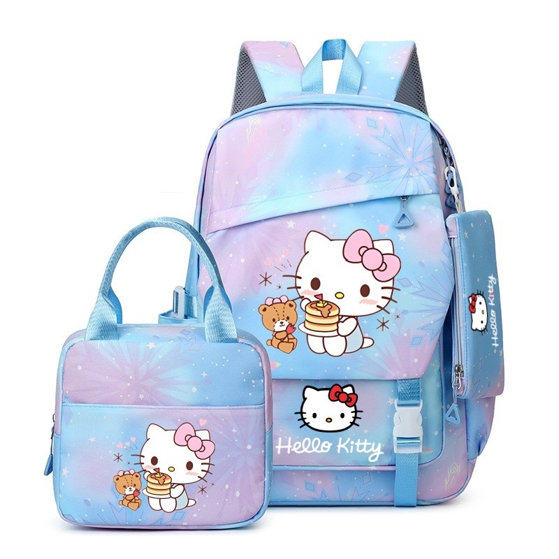 Sanrio uus algkooliõpilase koolikott, kerge ja koormust vähendav suure mahutavusega seljakott, õueseljakott esimesest kuuenda klassini