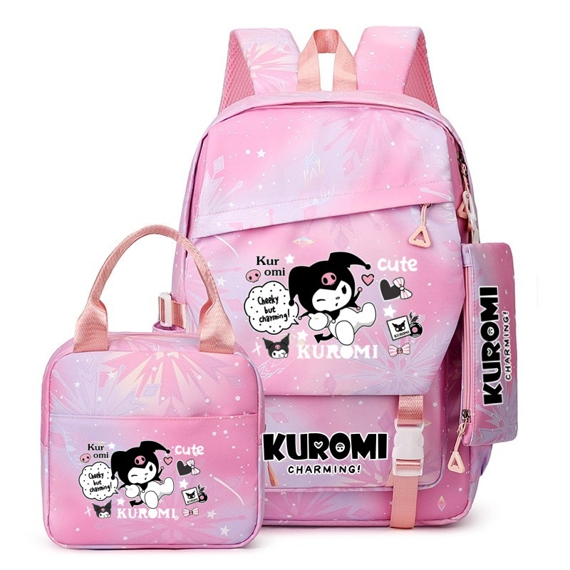 Sanrio uus algkooliõpilase koolikott, kerge ja koormust vähendav suure mahutavusega seljakott, õueseljakott esimesest kuuenda klassini