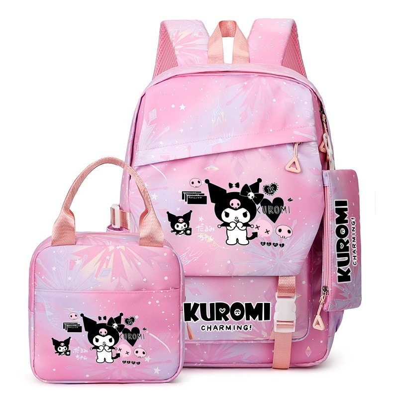 Sanrio uus algkooliõpilase koolikott, kerge ja koormust vähendav suure mahutavusega seljakott, õueseljakott esimesest kuuenda klassini