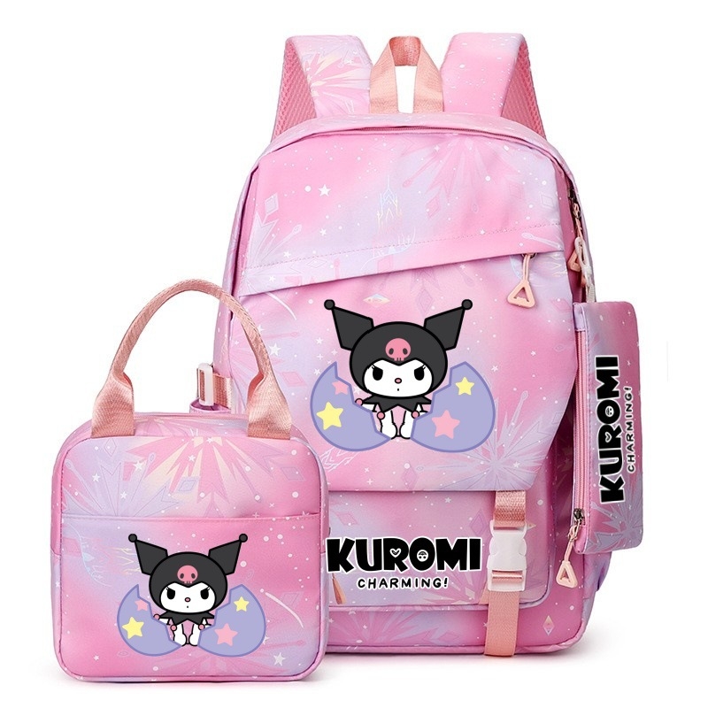 Sanrio uus algkooliõpilase koolikott, kerge ja koormust vähendav suure mahutavusega seljakott, õueseljakott esimesest kuuenda klassini