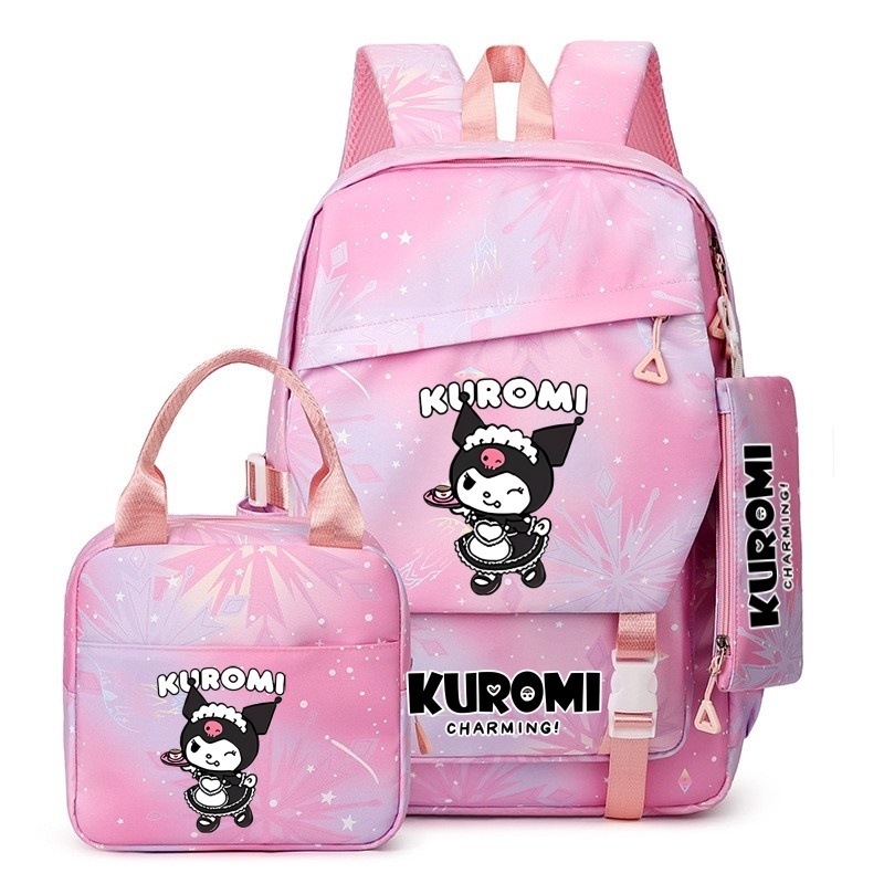 Sanrio uus algkooliõpilase koolikott, kerge ja koormust vähendav suure mahutavusega seljakott, õueseljakott esimesest kuuenda klassini