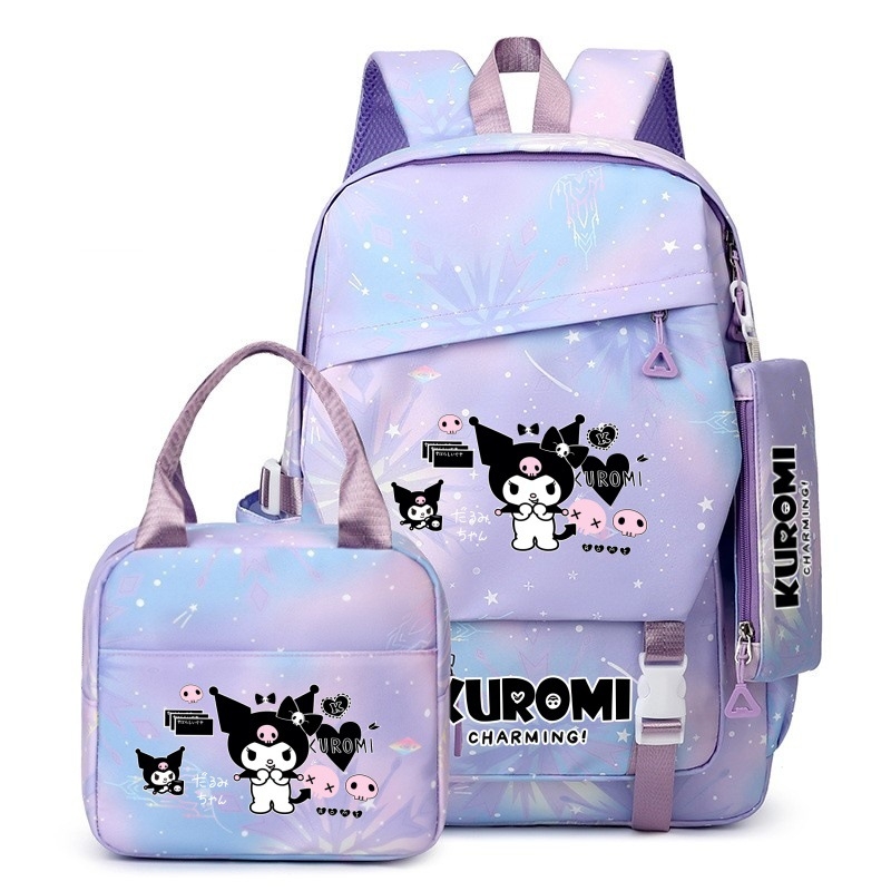 Sanrio uus algkooliõpilase koolikott, kerge ja koormust vähendav suure mahutavusega seljakott, õueseljakott esimesest kuuenda klassini