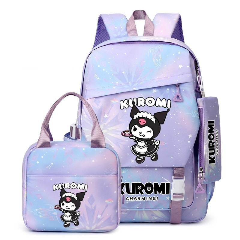 Sanrio uus algkooliõpilase koolikott, kerge ja koormust vähendav suure mahutavusega seljakott, õueseljakott esimesest kuuenda klassini