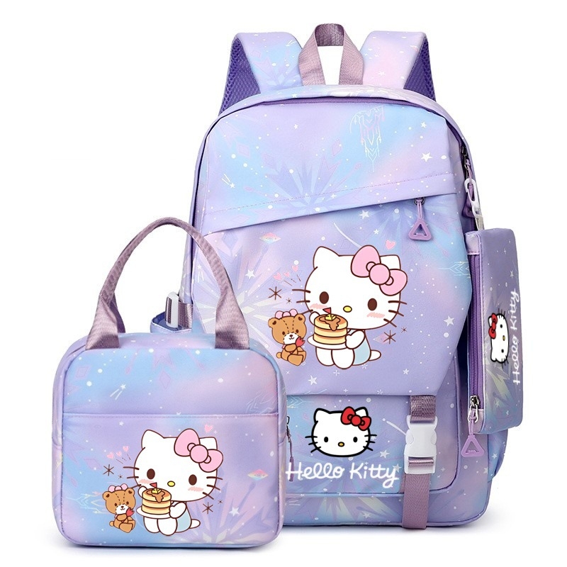 Sanrio uus algkooliõpilase koolikott, kerge ja koormust vähendav suure mahutavusega seljakott, õueseljakott esimesest kuuenda klassini