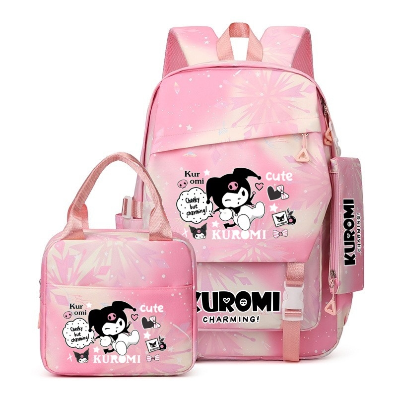 Sanrio uus algkooliõpilase koolikott, kerge ja koormust vähendav suure mahutavusega seljakott, õueseljakott esimesest kuuenda klassini