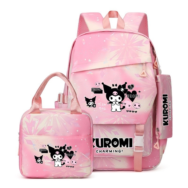 Sanrio uus algkooliõpilase koolikott, kerge ja koormust vähendav suure mahutavusega seljakott, õueseljakott esimesest kuuenda klassini