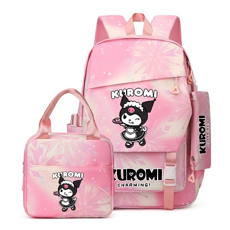 Sanrio uus algkooliõpilase koolikott, kerge ja koormust vähendav suure mahutavusega seljakott, õueseljakott esimesest kuuenda klassini