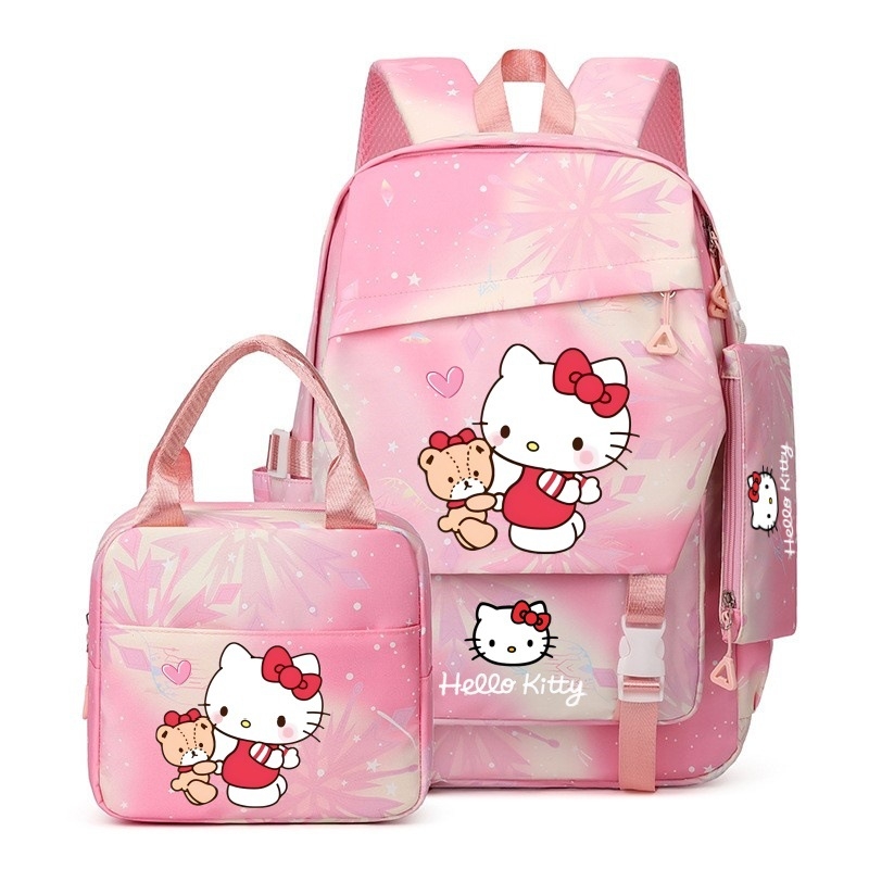 Sanrio uus algkooliõpilase koolikott, kerge ja koormust vähendav suure mahutavusega seljakott, õueseljakott esimesest kuuenda klassini