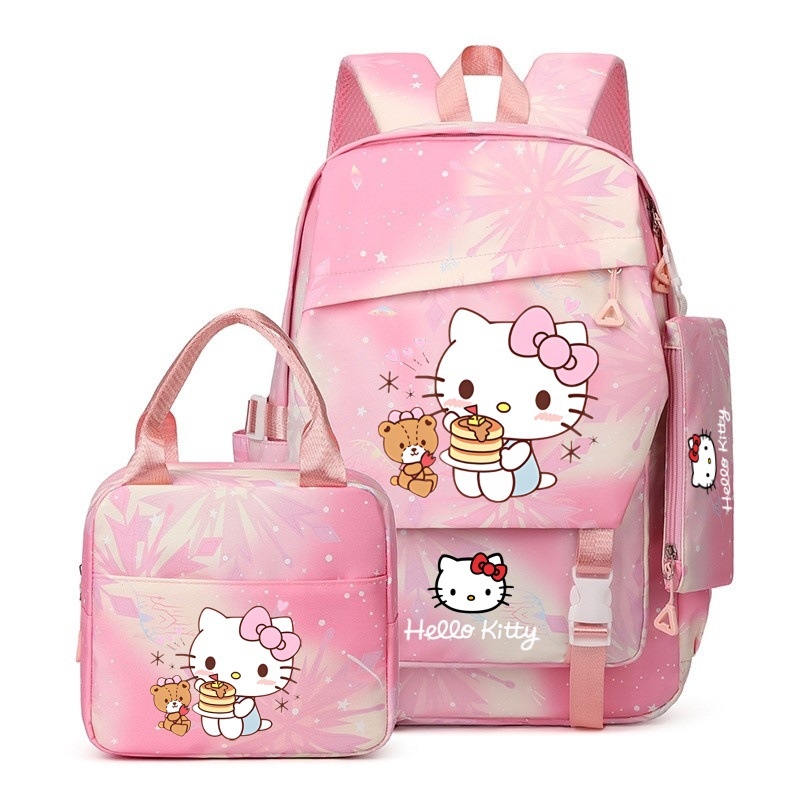 Sanrio uus algkooliõpilase koolikott, kerge ja koormust vähendav suure mahutavusega seljakott, õueseljakott esimesest kuuenda klassini