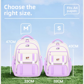 2024. aasta algkooli laste koolikotid, tüdrukute seljakotid, põhikooli ja keskkooli tüdrukute selgroo kaitse, suure mahutavusega ja kerged kotid