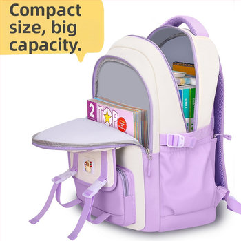 2024. aasta algkooli laste koolikotid, tüdrukute seljakotid, põhikooli ja keskkooli tüdrukute selgroo kaitse, suure mahutavusega ja kerged kotid