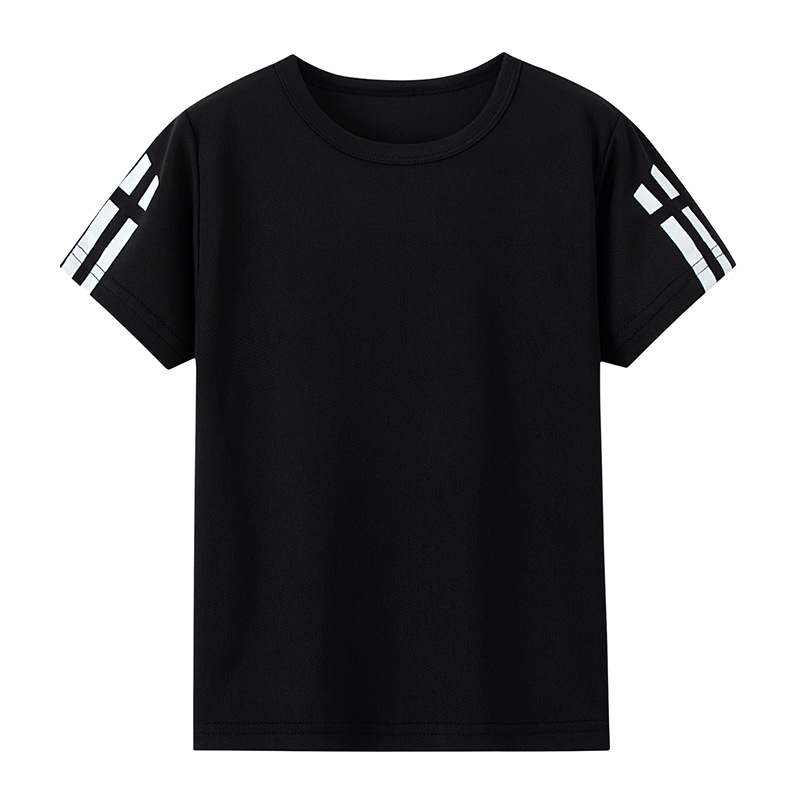 Διασυνοριακή αμερικανική έκδοση παιδικού αθλητικού μπλουζάκι γρήγορου στεγνώματος για αγόρια και κορίτσια, άνετο all-match αθλητικό μπλουζάκι τρεξίματος για μεγάλα παιδιά.