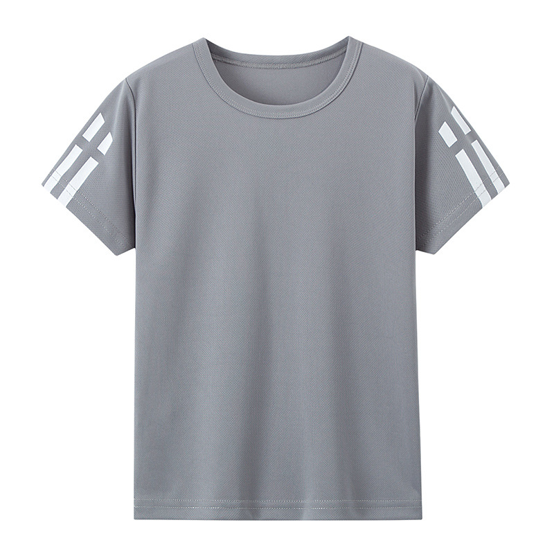 Διασυνοριακή αμερικανική έκδοση παιδικού αθλητικού μπλουζάκι γρήγορου στεγνώματος για αγόρια και κορίτσια, άνετο all-match αθλητικό μπλουζάκι τρεξίματος για μεγάλα παιδιά.