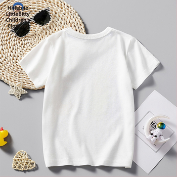 Gyerekruházat 2025 Nyári Ruházat Fiú Fehér Rövid Ujjú Fiú Trendi Gyerek Póló Rajzfilm Autó Mintás Nyári Félujjú