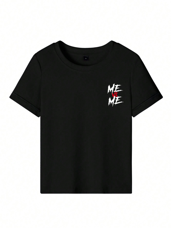 Tricou transfrontalier pentru copii, dans stradal american, scrisoare imprimată, cu mânecă scurtă, tricou de stradă larg pentru copii mari, top pentru copii