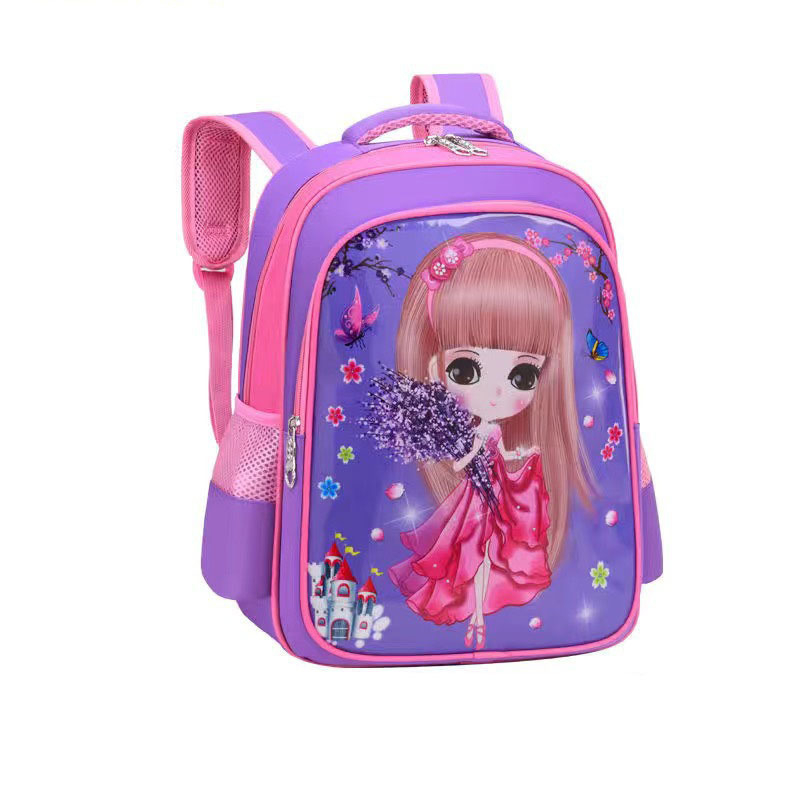 Moodsad multifilmiteemalised Lumivalgekese algkooliõpilase koolikoti seljakotid, kerged keskmise suurusega kahekordsed õlakotid poistele ja tüdrukutele, hulgimüügihind