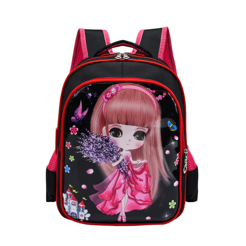 Moodsad multifilmiteemalised Lumivalgekese algkooliõpilase koolikoti seljakotid, kerged keskmise suurusega kahekordsed õlakotid poistele ja tüdrukutele, hulgimüügihind