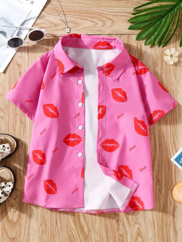 Kevad- ja sügisene naiste laste rõivad, lühikeste varrukatega beebisärk, lääne stiilis laste isiksuse trendikas Hongkongi stiilis Korea ebakorrapärane topp RG01