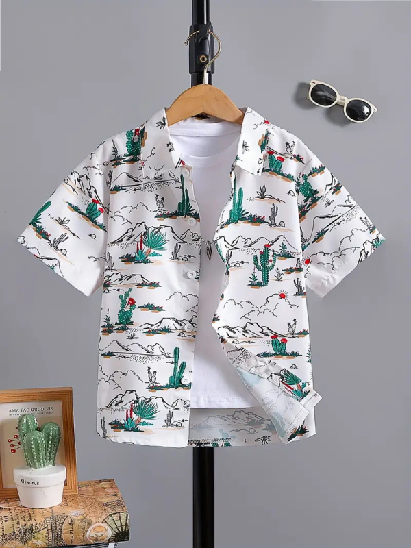 Kevad- ja sügisene naiste laste rõivad, lühikeste varrukatega beebisärk, lääne stiilis laste isiksuse trendikas Hongkongi stiilis Korea ebakorrapärane topp RG01