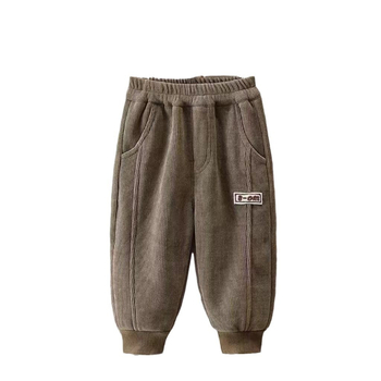 Poiste püksid 2024 Laste kevad- ja sügispüksid Laste kordvelvetist püksid Ilusad vabaaja ühes tükis fliisvoodriga