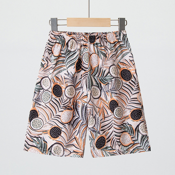 Παιδικό καλοκαιρινό σορτς θαλάσσης Cross-Border, λεπτό, γρήγορο στέγνωμα, μοντέρνο, τυπωμένο, μεγάλο σορτς, αναπνεύσιμο, φαρδύ, casual σορτς μέχρι το γόνατο
