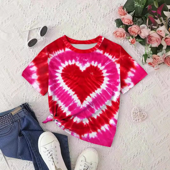 2024 nou Amazon transfrontalier îmbrăcăminte pentru femei adulți copii creativ casual imprimare 3D mânecă scurtă tricou poate fi DIY