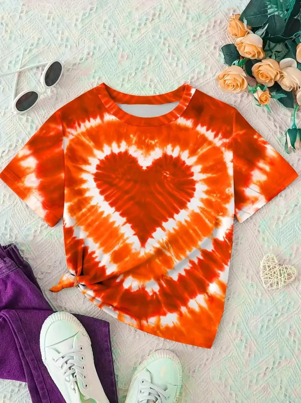 2024 nou Amazon transfrontalier îmbrăcăminte pentru femei adulți copii creativ casual imprimare 3D mânecă scurtă tricou poate fi DIY