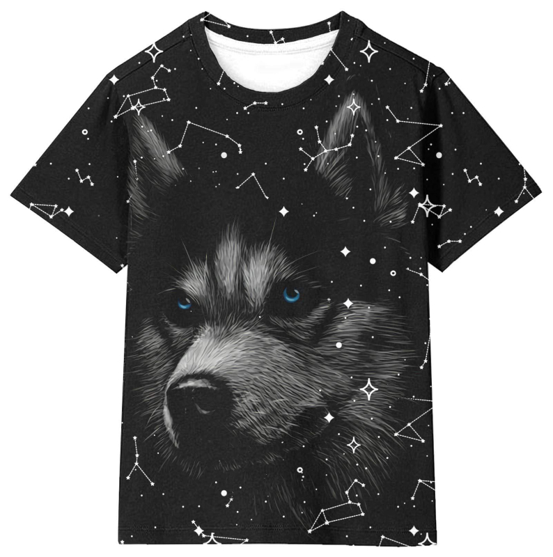 Modes pavasara jaunā modes zīmola pāru kleitas ar personalizētu vīriešu un sieviešu 3D drukas termiskās pārneses T-kreklu matiem