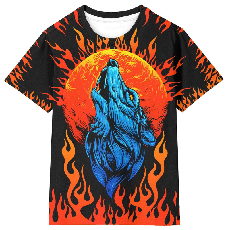 Modes pavasara jaunā modes zīmola pāru kleitas ar personalizētu vīriešu un sieviešu 3D drukas termiskās pārneses T-kreklu matiem