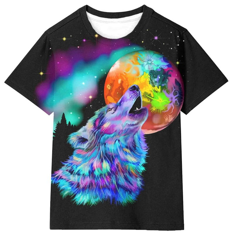 Modes pavasara jaunā modes zīmola pāru kleitas ar personalizētu vīriešu un sieviešu 3D drukas termiskās pārneses T-kreklu matiem