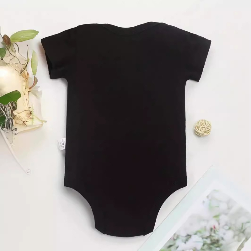 Salopă transfrontalieră pentru nou-născuți, 0-2 ani, din bumbac respirabil, cu mânecă scurtă, pentru bebeluși, Aș putea fi mai drăguț