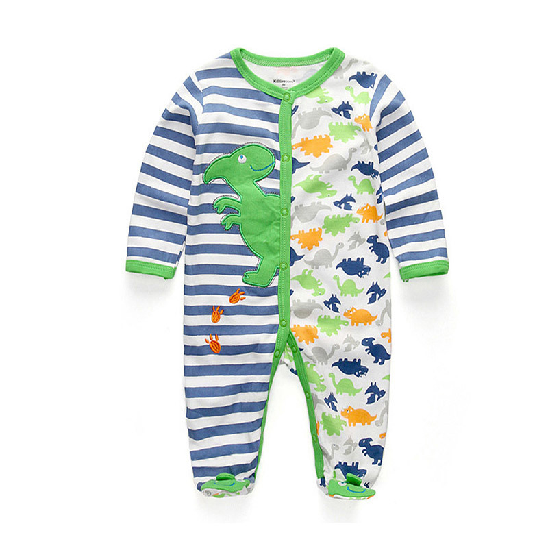 Kiddiezoom vastsündinu puhtast puuvillast trukkidega romper beebikombe ühes tükis suletud jalgevahega body, väliskaubandusest, samas stiilis