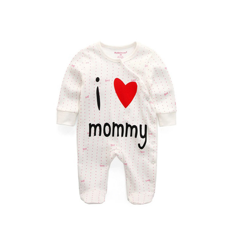 Kiddiezoom vastsündinu puhtast puuvillast trukkidega romper beebikombe ühes tükis suletud jalgevahega body, väliskaubandusest, samas stiilis