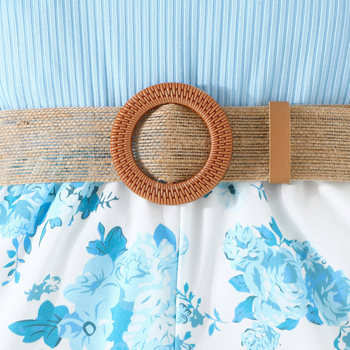 Διασυνοριακή 24χρονη καλοκαιρινή ολόσωμη φόρμα με δαντέλα και ντεκολτέ, μια γενιά μαλλιών, νέα και μοντέρνα, χωρίς μανίκια και δαντέλα.