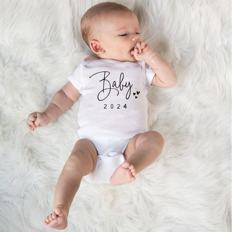 Salopă triunghiulară din bumbac pur, harem, pentru bebeluși, Aliexpress, livrare de vară pentru bebeluși 2024, imprimare cu litere