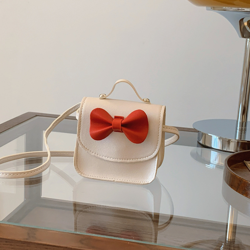 Geantă de umăr pentru fete, geantă mini Crossbody pentru copii, geantă de mână drăguță, geantă de internet pentru celebrități, prințesă, stil occidental, cu arc