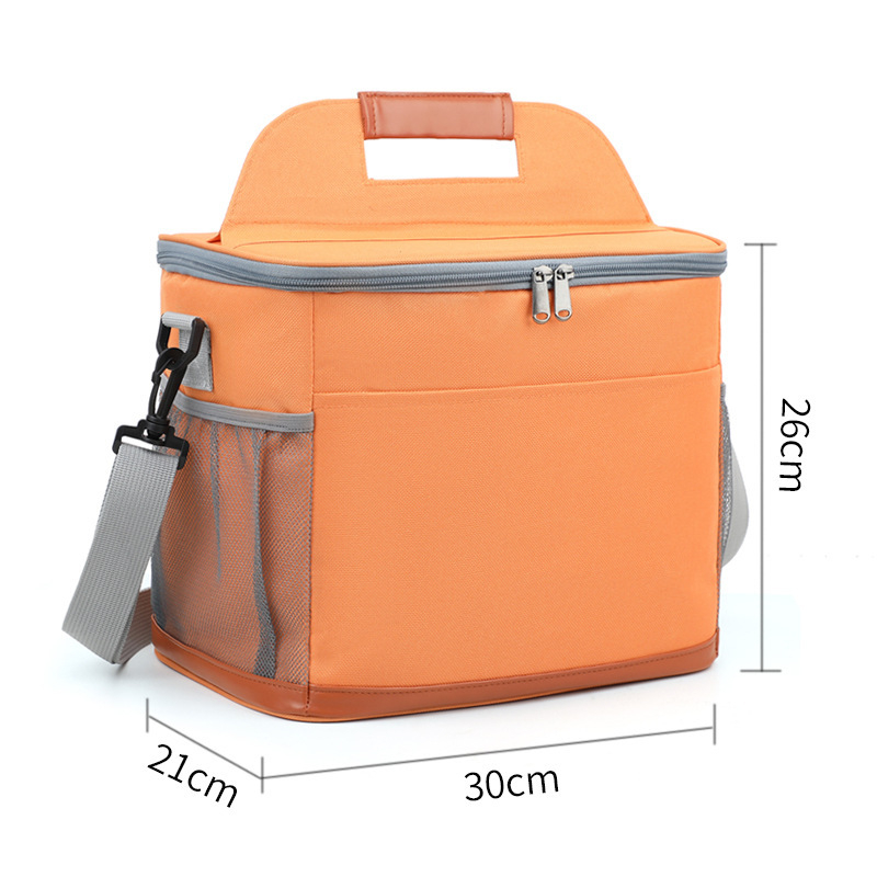 Tarpvalstybinis Oksfordo audinio sutirštinto aliuminio folijos pikniko krepšys lauko per petį kvadratinis izoliacinis krepšys didelės talpos pietų izoliacinis krepšys