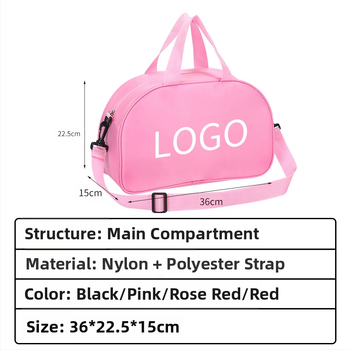 [Tasuta trükkimine] Tantsukott laste õlatantsu seljakott hulgimüügist täiskasvanutele mõeldud balletikott kohandatud trükitud logoga