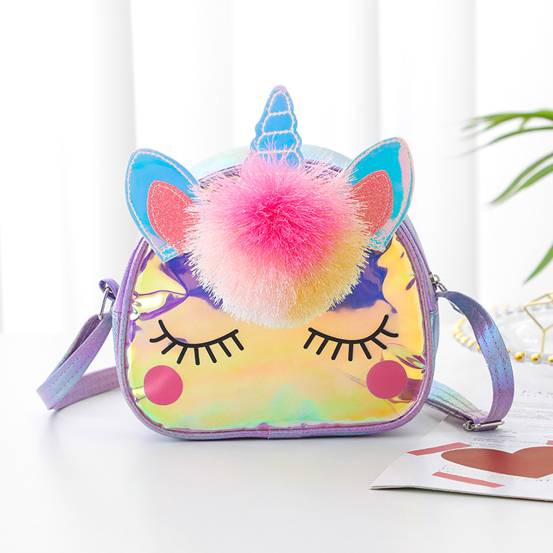 Τσάντα ταξιδιού Unicorn για παιδιά, χαριτωμένη τσάντα crossbody για μαθητές, τσάντα αποθήκευσης TPU, τσάντα ώμου με σχέδια Spot Cartoon