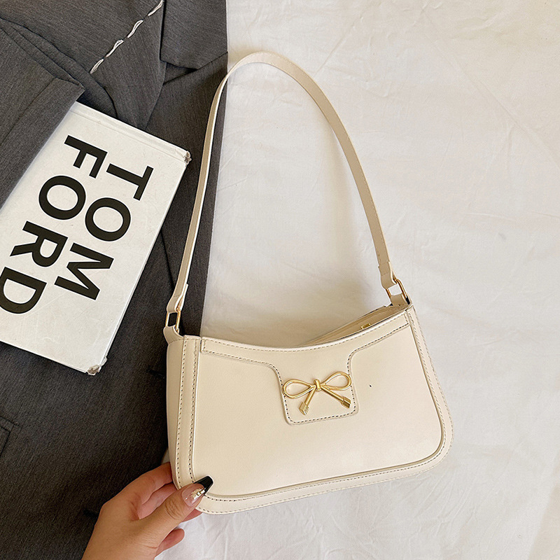 2024 m. žiemos naujovė – kaspino formos pečių krepšys su užtrauktuku, paprastas, stilingas, universalus, madingas, aukštos klasės krepšys.