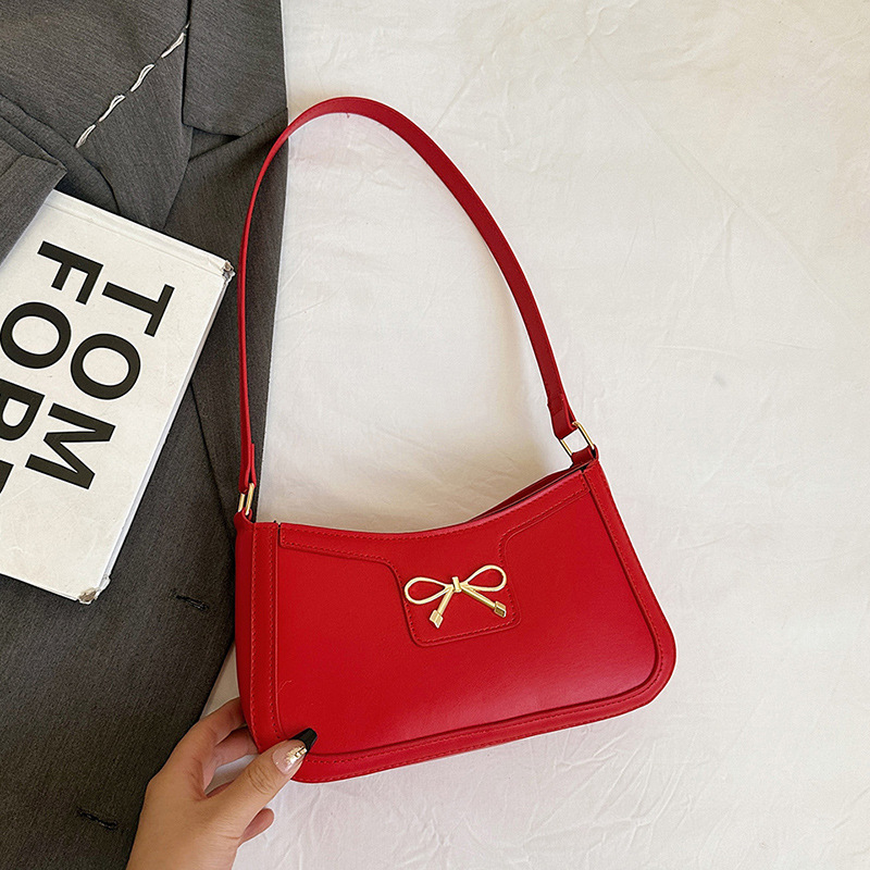 2024 m. žiemos naujovė – kaspino formos pečių krepšys su užtrauktuku, paprastas, stilingas, universalus, madingas, aukštos klasės krepšys.