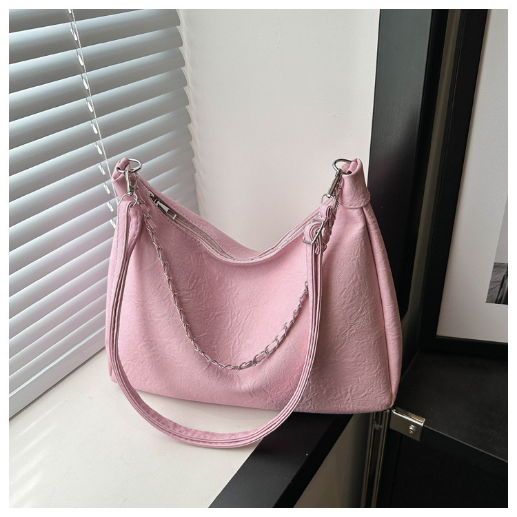 Aukštos klasės moteriškas rankinukas, 2024 m. pavasario ir vasaros mados rankinukas per petį, tarpvalstybinė užsienio prekybos rankinė per priemiestinį grandininį krepšį