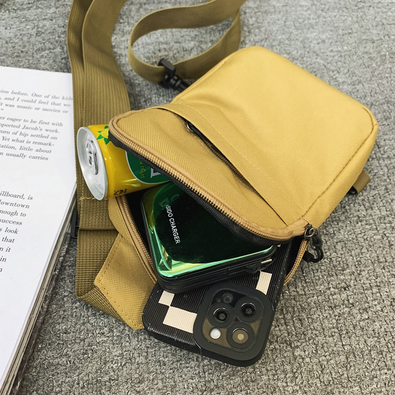 Poiste väike kott, trendikas bränd, universaalne, ühe õlaga mündikott, väike rinnakott, Instagram, trendikas väike kott, spordi vabaaja õlakott