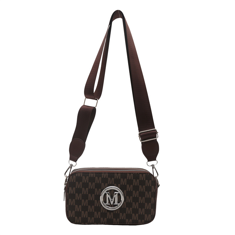 Laiškų mados paprastas populiarus mažas kvadratinis krepšys moterims 2025 m. naujo stiliaus nuotraukų krepšys nišinio dizaino peties krepšys