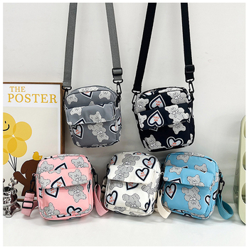 Jauna mobilā tālruņa soma, plecu soma, modes krāsa, vienkārša audekla soma, vertikāla mīlestība, sieviešu soma, plecu atslēgas maciņš, monētu maciņš