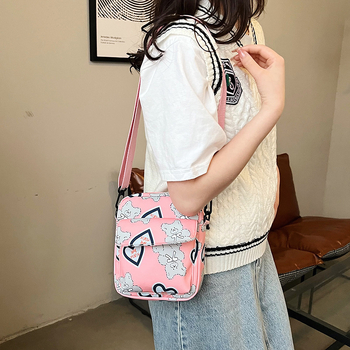 Jauna mobilā tālruņa soma, plecu soma, modes krāsa, vienkārša audekla soma, vertikāla mīlestība, sieviešu soma, plecu atslēgas maciņš, monētu maciņš