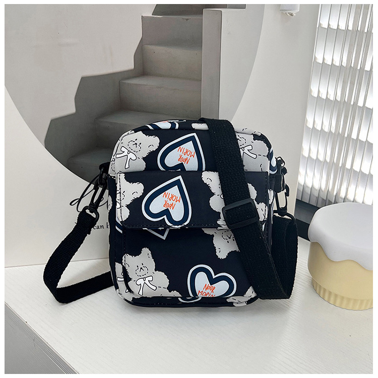 Jauna mobilā tālruņa soma, plecu soma, modes krāsa, vienkārša audekla soma, vertikāla mīlestība, sieviešu soma, plecu atslēgas maciņš, monētu maciņš