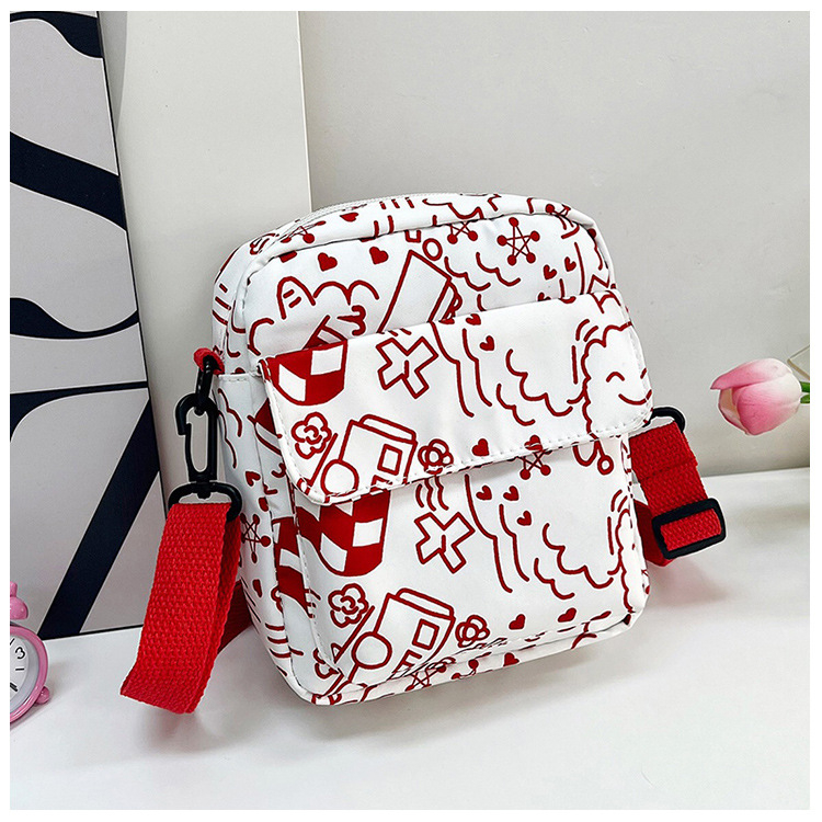 Jauna mobilā tālruņa soma, plecu soma, modes krāsa, vienkārša audekla soma, vertikāla mīlestība, sieviešu soma, plecu atslēgas maciņš, monētu maciņš