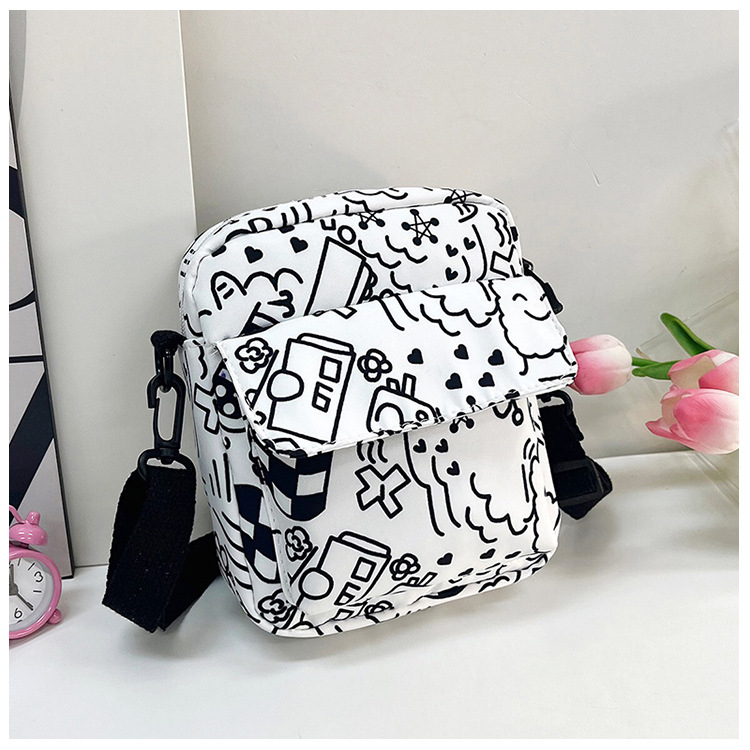 Jauna mobilā tālruņa soma, plecu soma, modes krāsa, vienkārša audekla soma, vertikāla mīlestība, sieviešu soma, plecu atslēgas maciņš, monētu maciņš